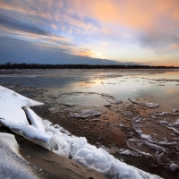 Missouri River in January